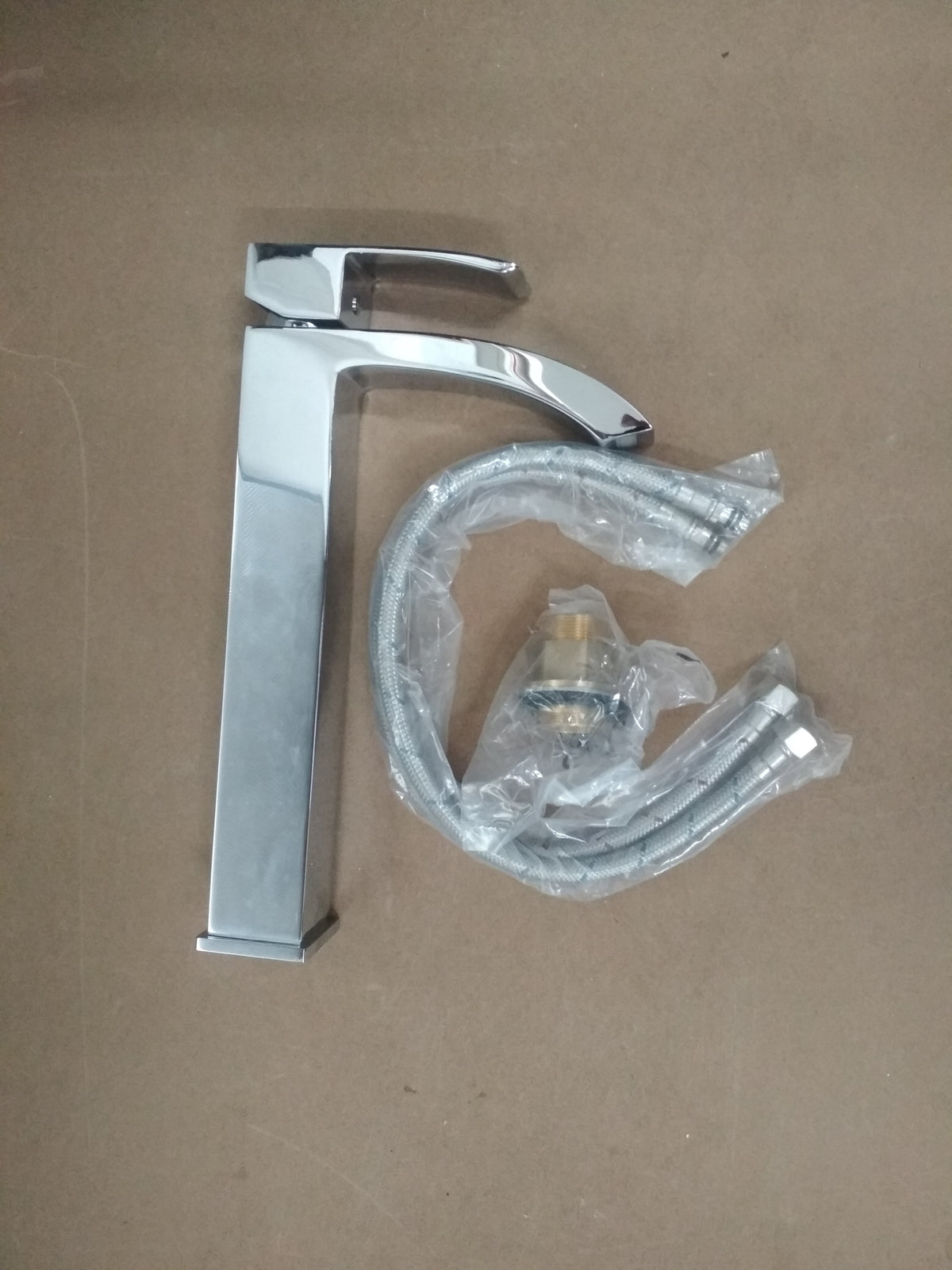 Beelee BL0531H Modern Hohe Wasserfall Armatur Waschtischarmatur, V12541