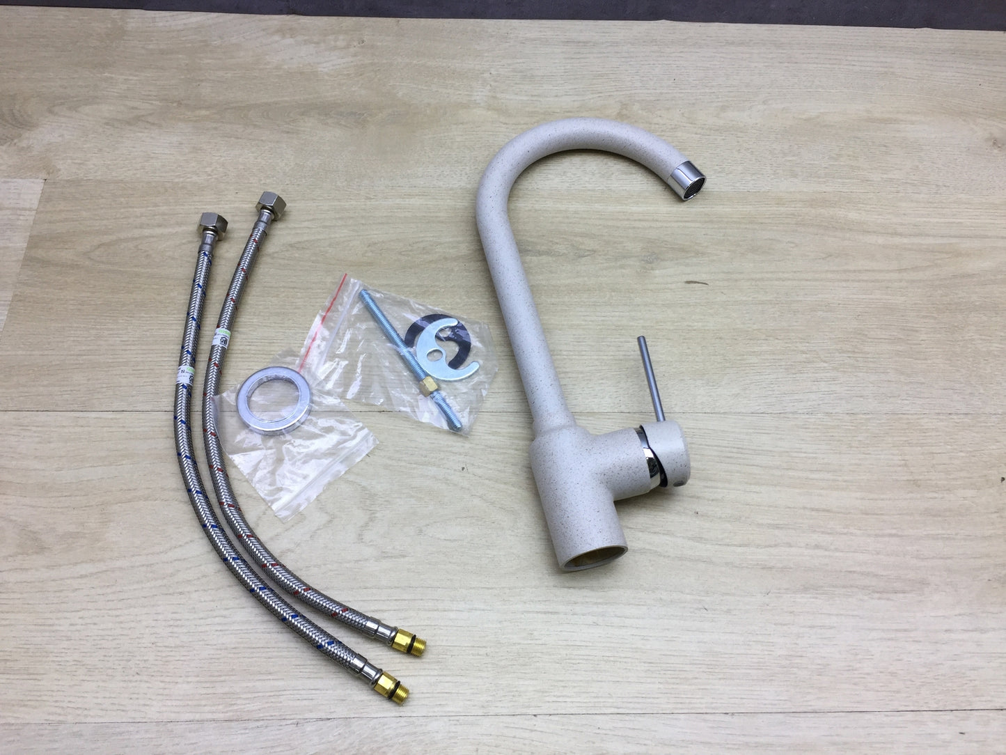 Paini 7820572VA9 Einhebel-Mischbatterie, Granit Hafer, Wasserhahn, I19774