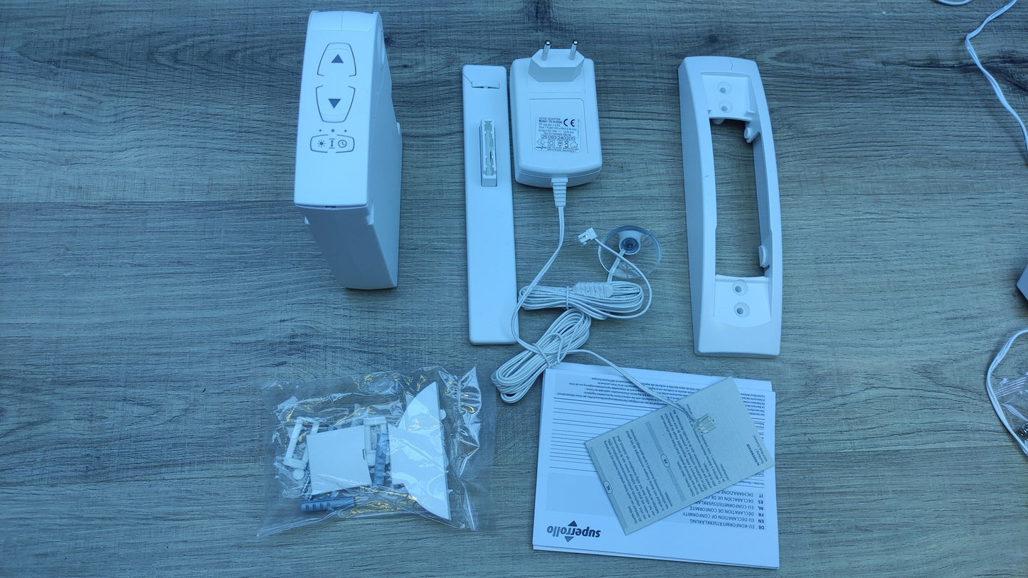 Superrollo GW60 elektrischer Universal-Gurtwickler, weiß, I33849
