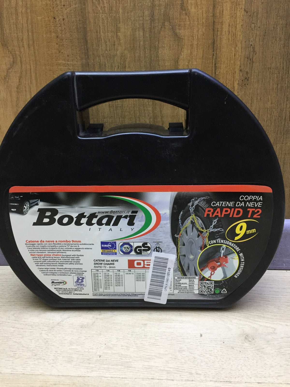 Bottari 18815 Schneeketten "Rapid T2", 9 mm, Größe 50, I31037
