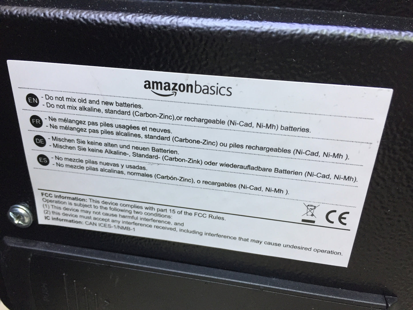 AmazonBasics Tresor 14 l, Schwarz, I25868