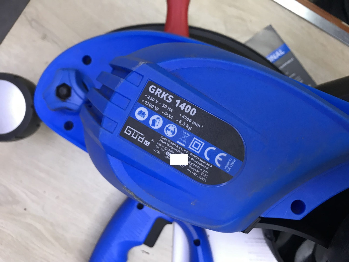 Güde 95326 Lawn Edger GRKS 1400, 1200 W, I32958