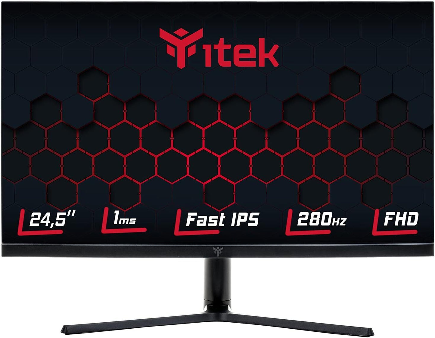 iTek GGF ITMF24I281FHD Monitor 24.5" 1920x1080 Fast IPS HDR Adaptive Sync 280Hz