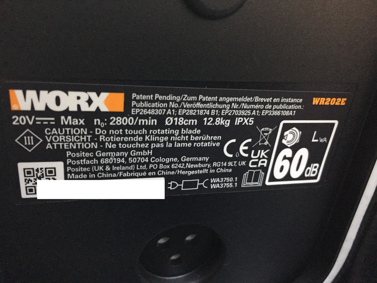 WORX Landroid Vision S250 Mähroboter WR202E, für Gärten bis 250m², I34148