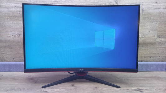 AOC C27G2ZE/BK Gaming Monitor 27" Curved FHD HDMI DP AMD FreeSync 240Hz 0.5ms