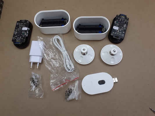 ABUS Akku-Überwachungskamera PPIC90200 2er-Set WLAN HD Kamera, I06876