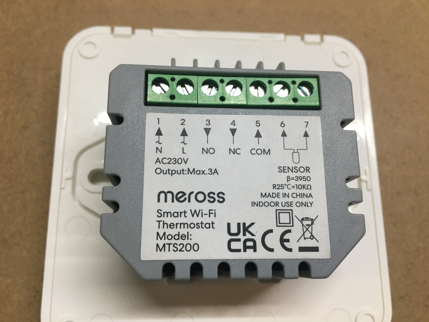 Meross MTS200 Smart Heizungsthermostat Boiler WLAN Digital WiFi, I31620