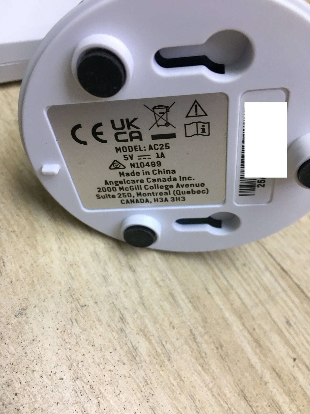Angelcare AC25-SP Baby Monitor Video Audio + 2 Sensor Mats I31381