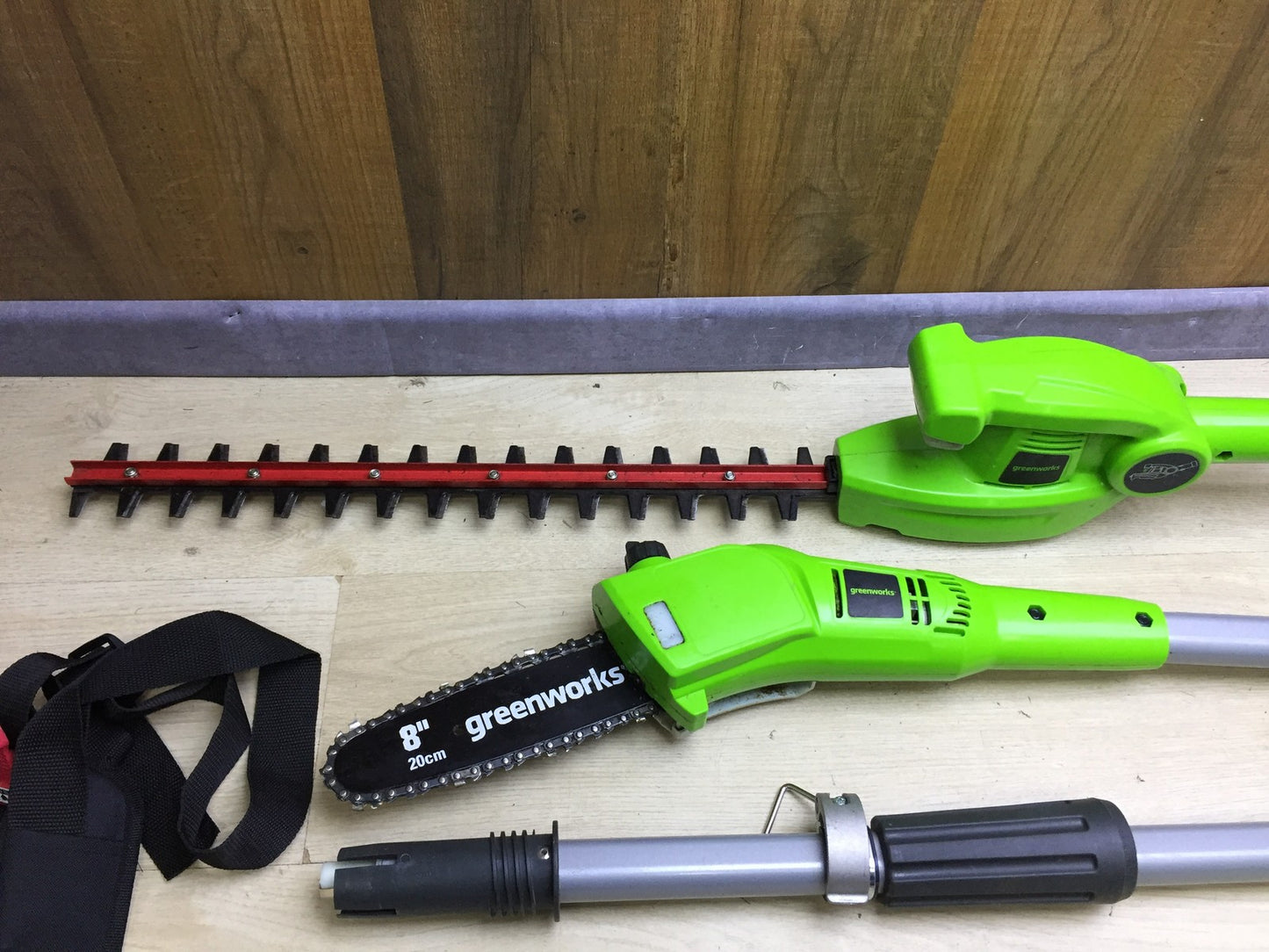 Greenworks pole pruner and hedge trimmer set 40 V 1300607 SOLO, I33312