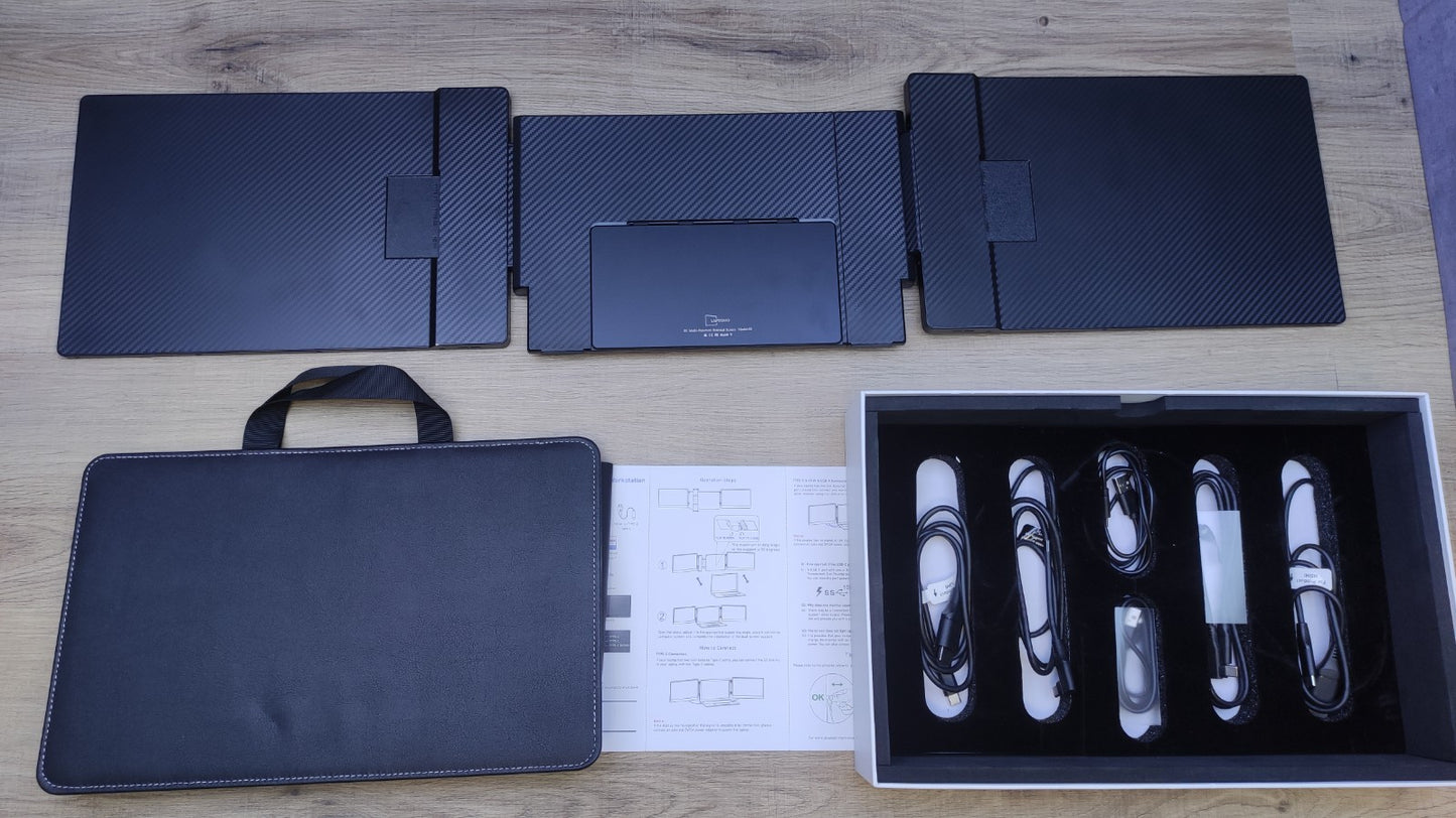 Laptomo S3 Portable Monitor Erweiterung für Laptop 14" FHD 1920x1080 HDMI USB-C