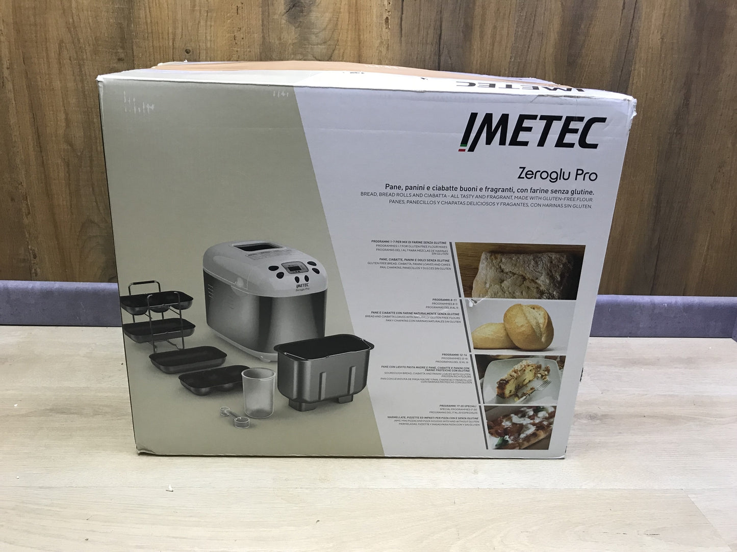 Imetec Zero-Glu Pro baking device for bread, ciabattas and rolls, I29341