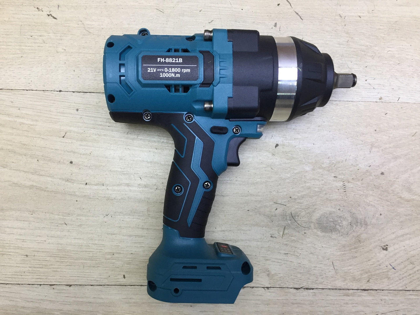 Aokia FH-8821B cordless impact wrench, including 2x 21V 4.0Ah batteries and charger, I33247