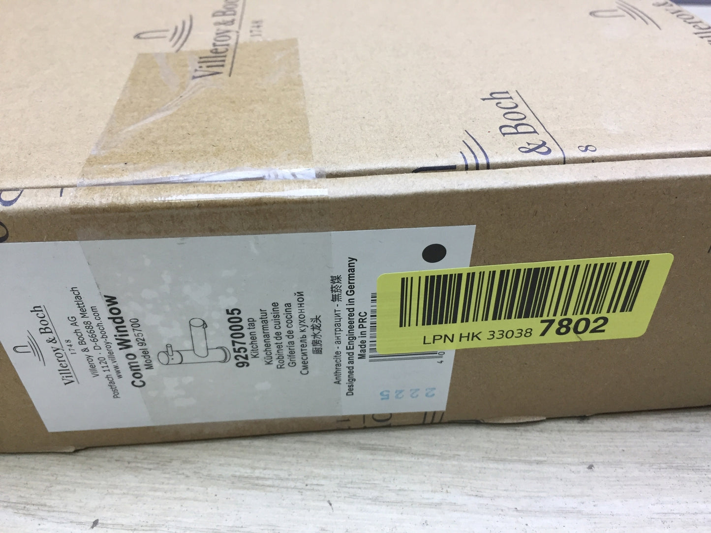 Villeroy & Boch Como Window Küchenarmatur 92570005, Wasserhahn Küche, I31772