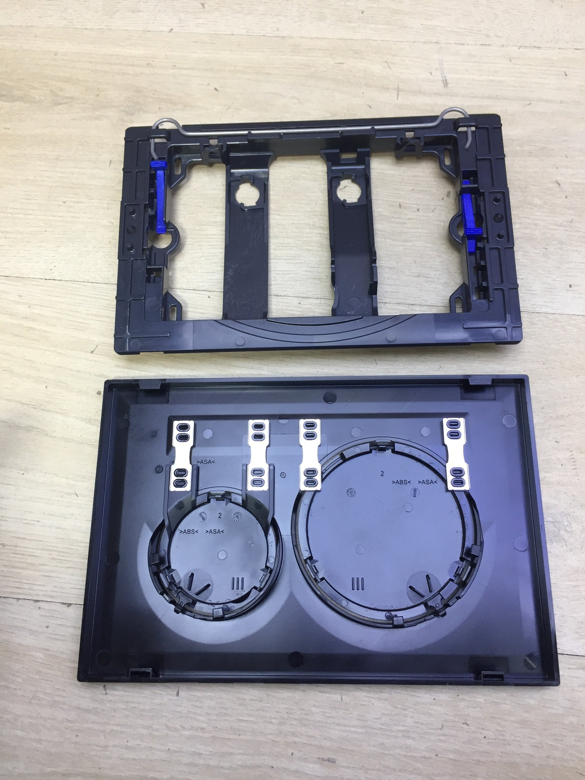 Geberit 115.882.DW.1 Betätigungsplatte für 2 Mengen, schwarz/matt, I33320