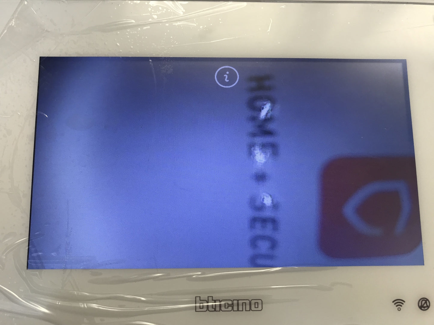 Bticino 335253 additional indoor unit, 7-inch display, I32187