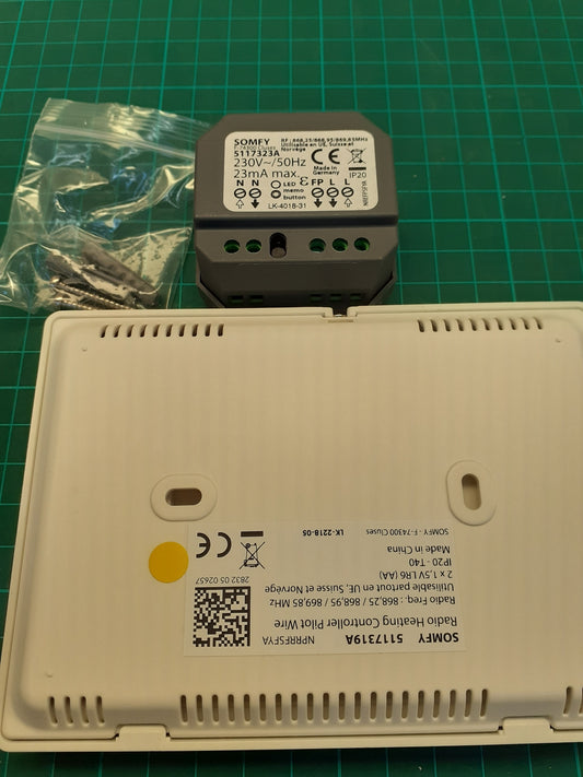 Somfy 2401244 Steuerdraht Thermostat mit Funkempfänger I04920