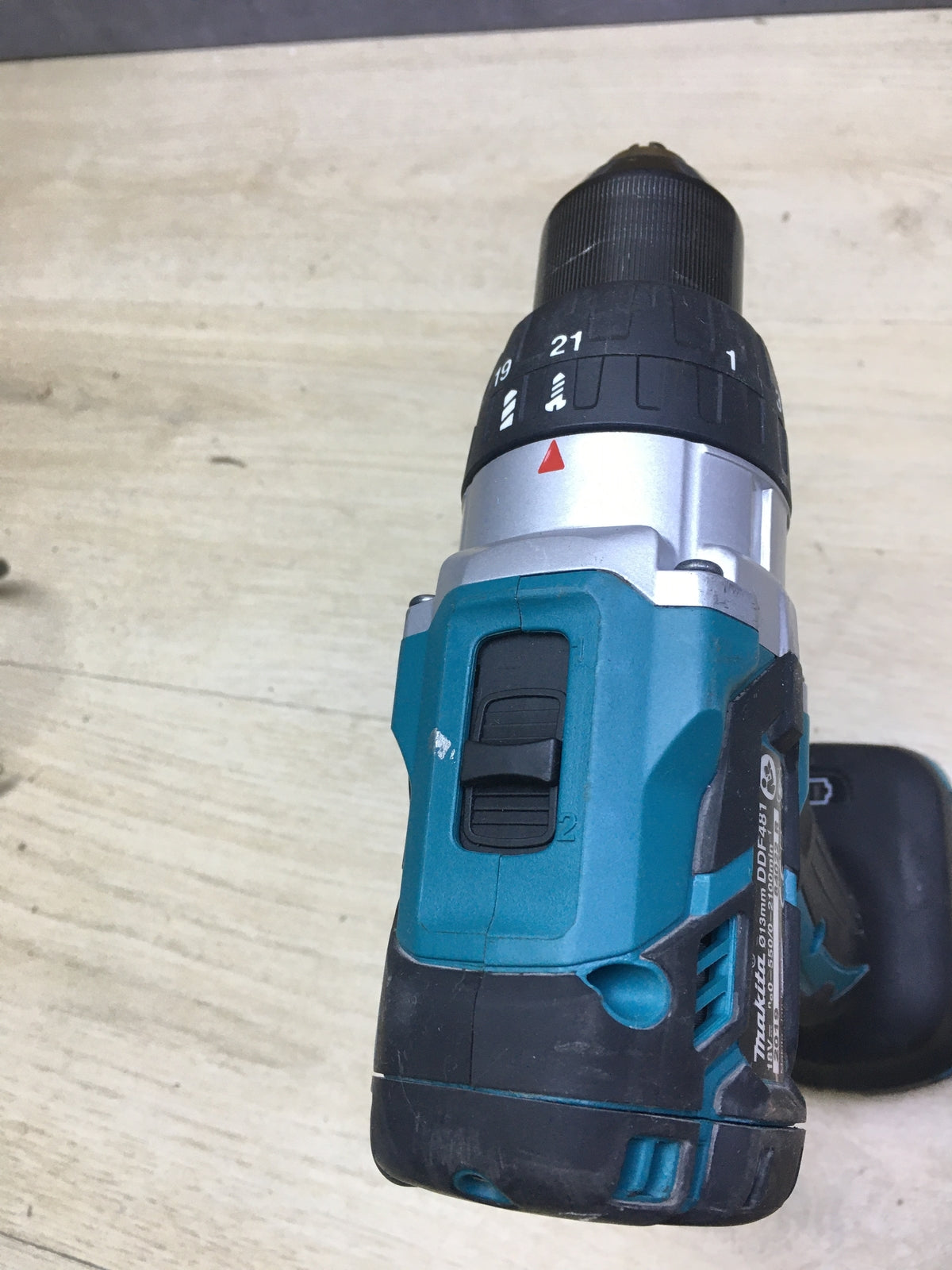 Makita DDF481RTJ cordless drill/driver, without battery, with charger, I31286