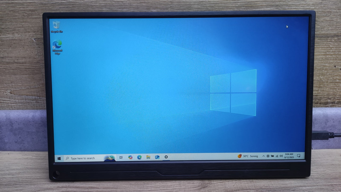 Uperfect 15,6" Tragbarer USB-C Monitor FHD 1920x1080 IPS HDMI USB Typ-C