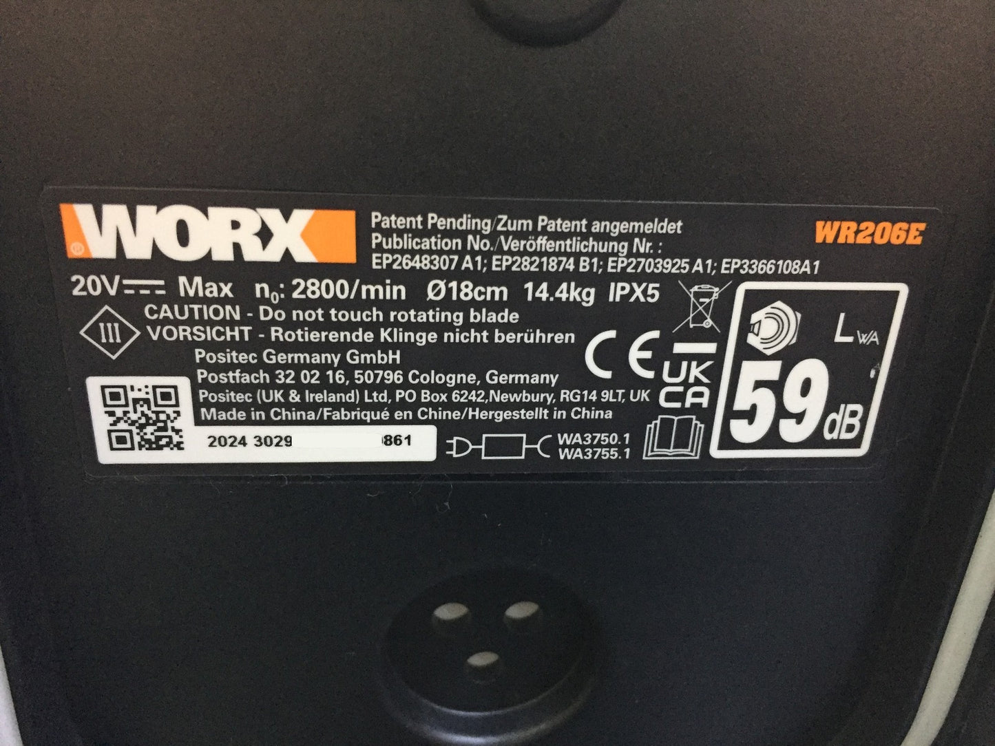 WORX Landroid Vision M600 Mähroboter WR206E für Gärten bis 600m² WLAN Bluetooth