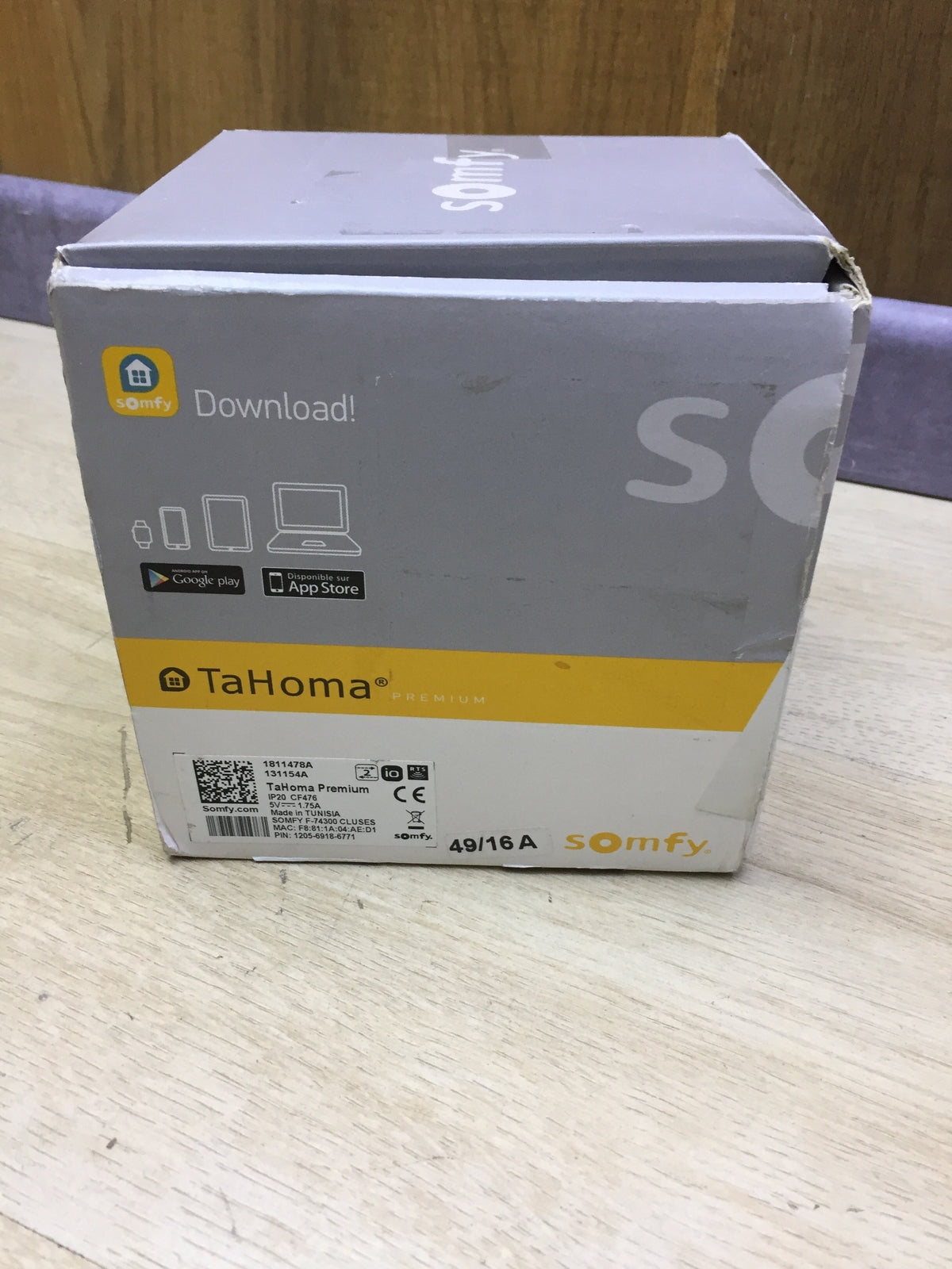 Somfy 1811190 TaHoma Liberté RTS- und IO-Box, Haussteuerung, I31550