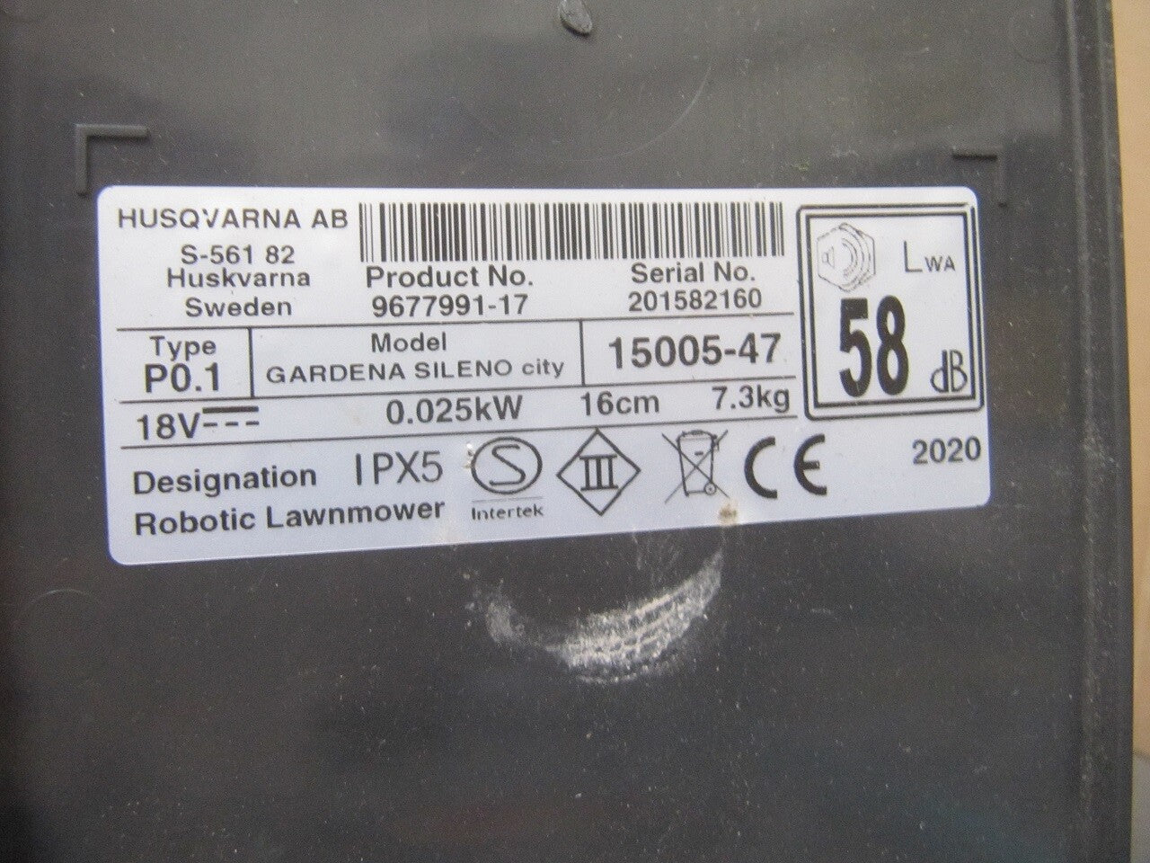 GARDENA SILENO city 300 Mähroboter bis 300 m² Rasenfläche 15005-47, Y10380