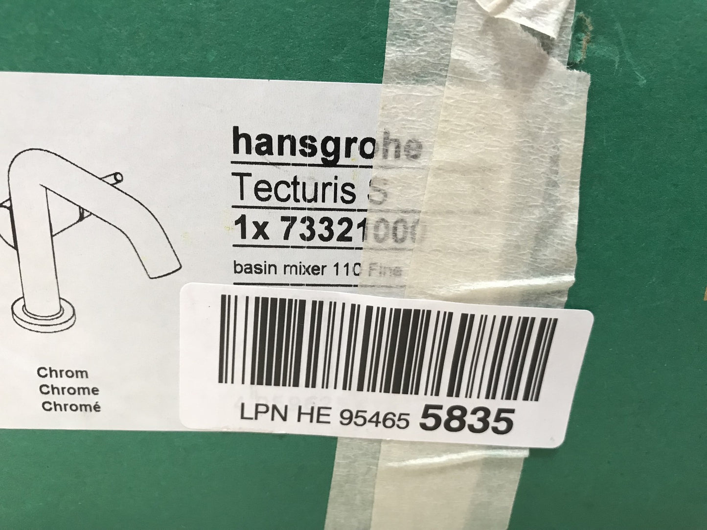 hansgrohe Tecturis S Fine basin mixer (73321000), faucet, I33003