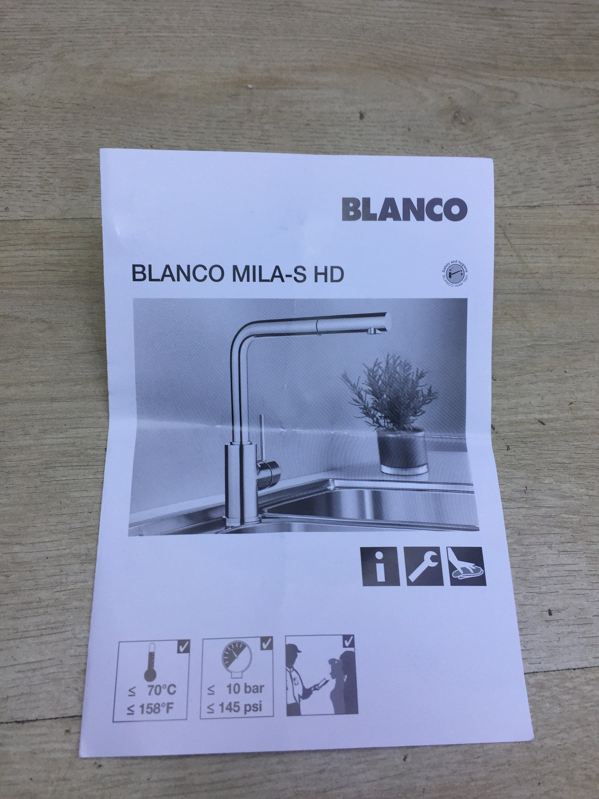 BLANCO MILA-S pull-out kitchen faucet, I32091