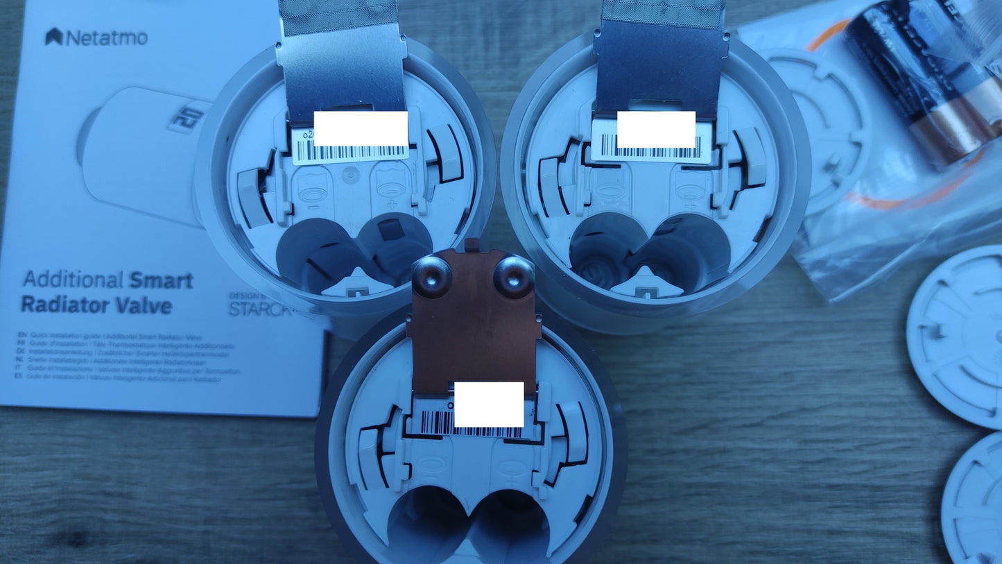Netatmo Pack 3 Connected and Smart Thermostats, I32409