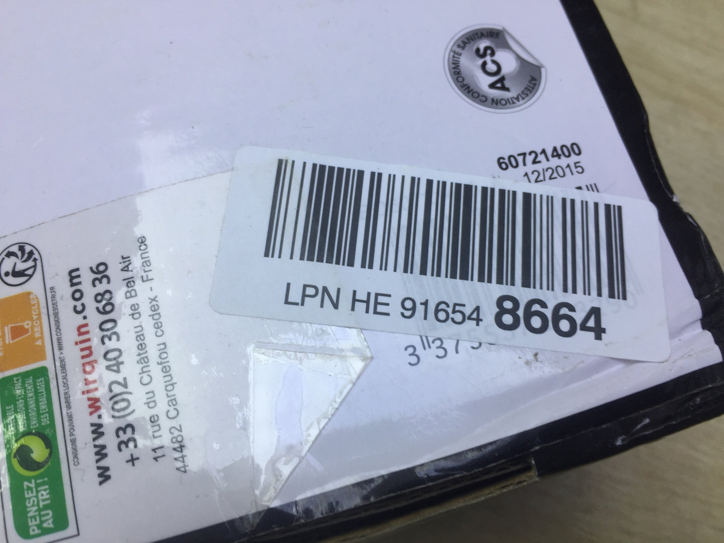 Wirquin 60721400 shower mixer shower thermostat mixer tap chrome, I32129