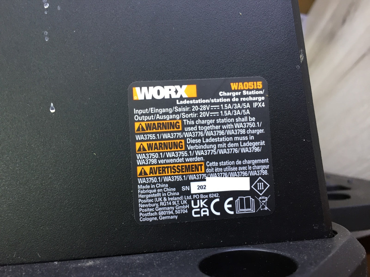 WORX Landroid Vision S250 robotic lawnmower WR202E, for gardens up to 250m², I33207