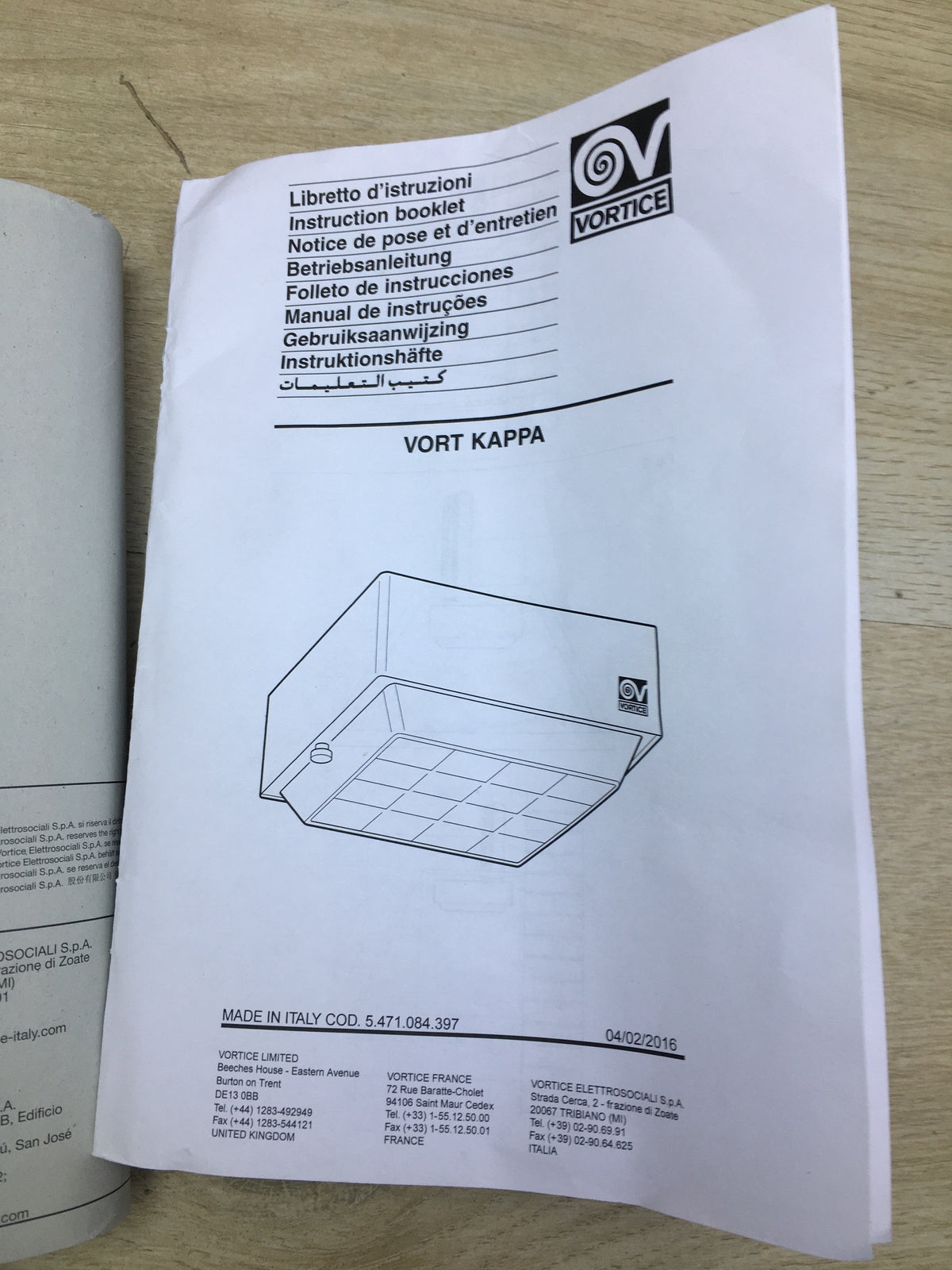 Vortice Kleinraum- /Abzugshaubenventilator Vort Kappa 90W 10950, I31229