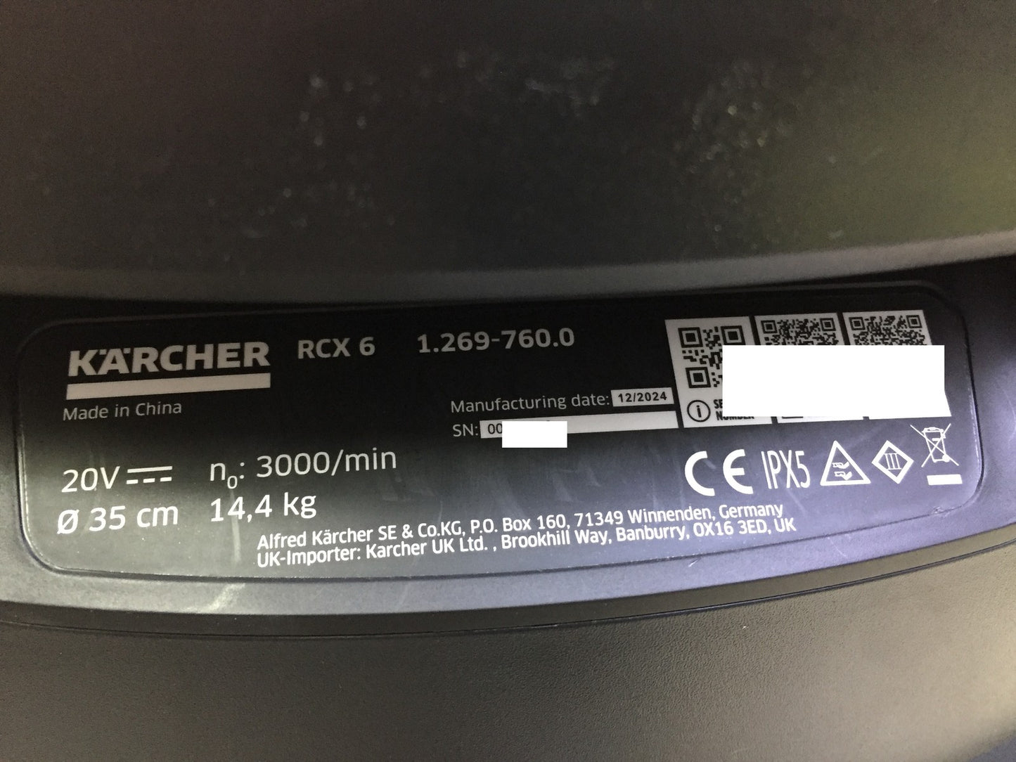 Kärcher RCX 6 robotic lawnmower, performance up to 3,000 m², all-wheel drive, GPS RTK I33391