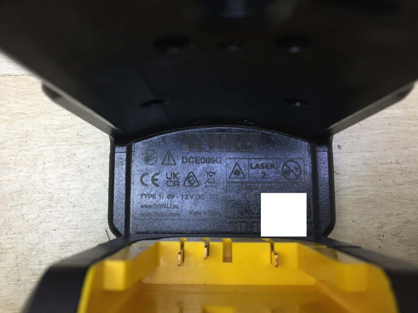 Dewalt Kreuzlinienlaser DCE089G, ohne 12V Akku 2.0 Ah, I34195