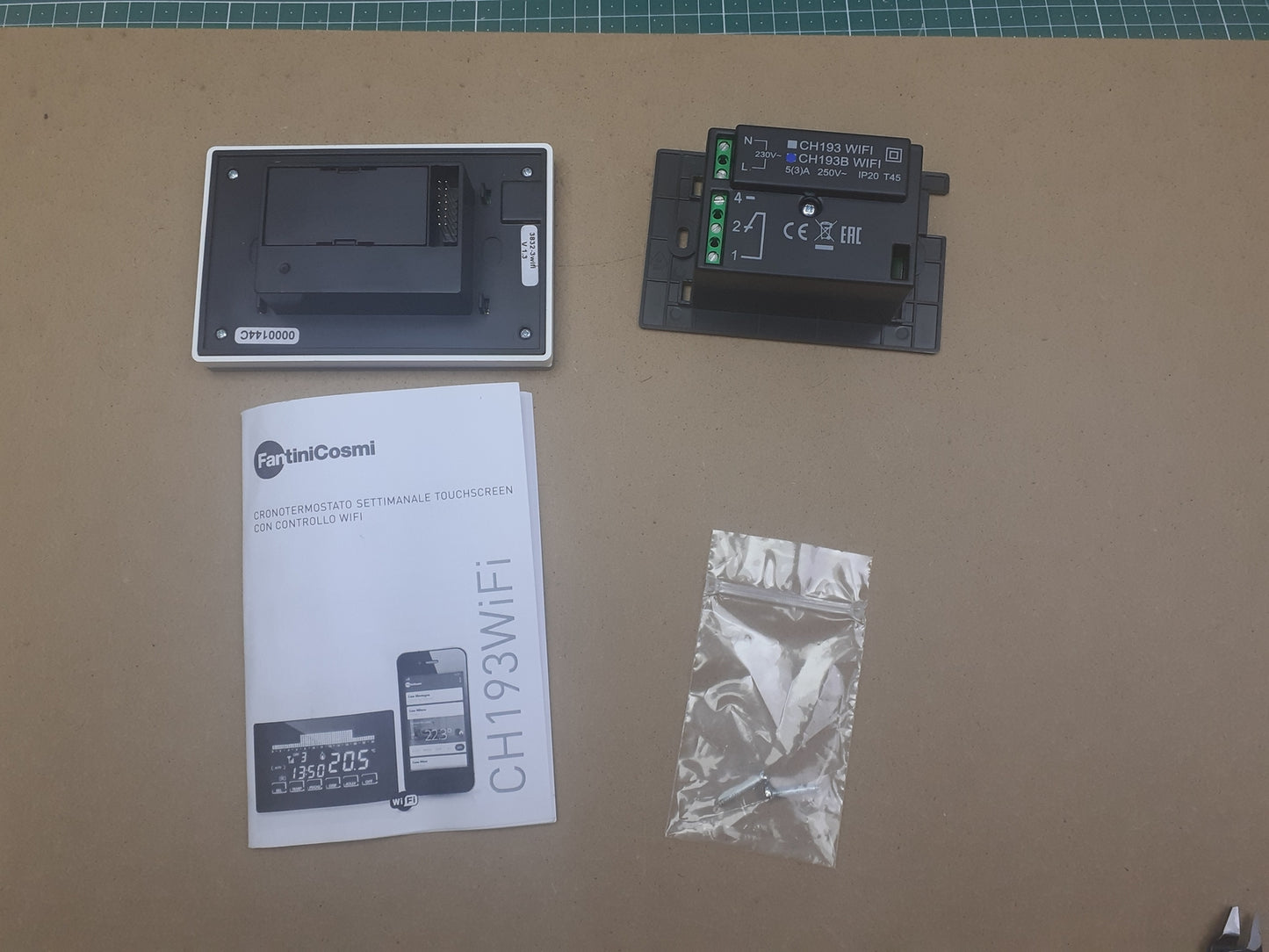 FANTINI COSMI CH193B WIFI CRONOTERMOSTATO BIANCO 230V, I05945