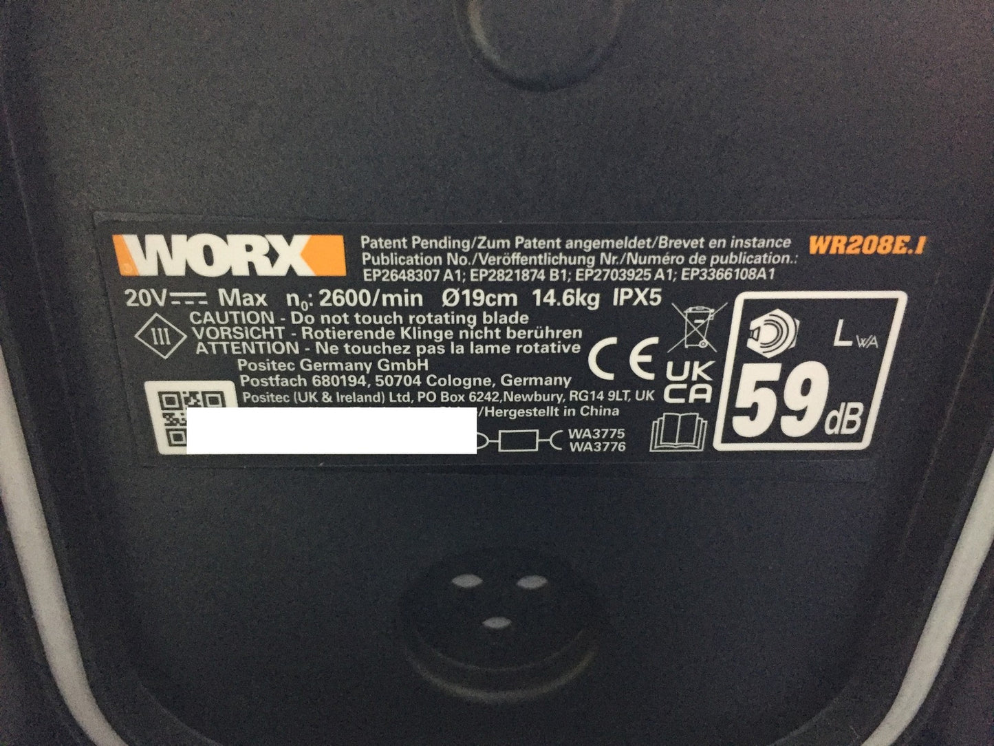 WORX Landroid Vision M800 robotic lawnmower WR208E.1 for gardens up to 800m², I33367