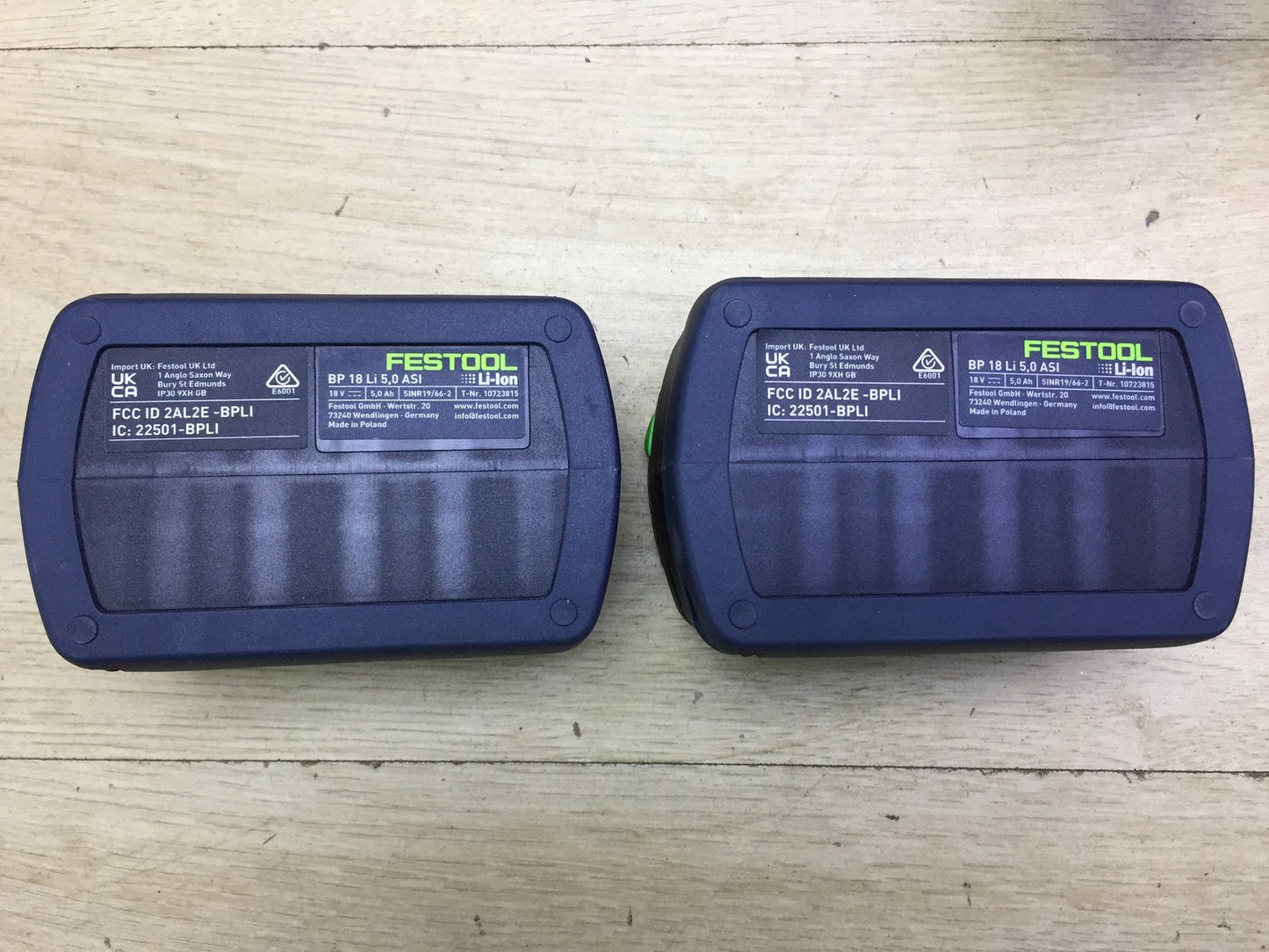 Festool cordless combination hammer KHC 18 5.0 EBI-Plus, incl. 2 x batteries 18 v 5.0 Ah, I33167