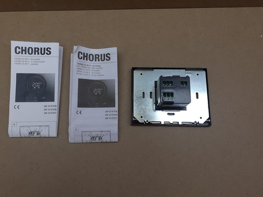 Gewiss Chorus – Thermostat ICE Wi-Fi schwarz, I07831