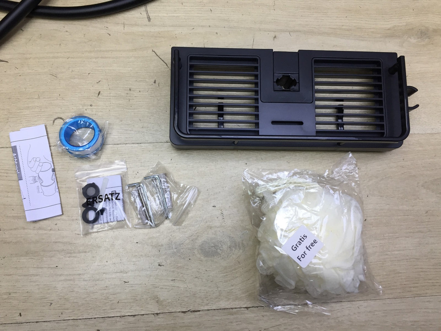 Görbach Regendusche mit Ablage, Edelstahl Schwarz, I34099