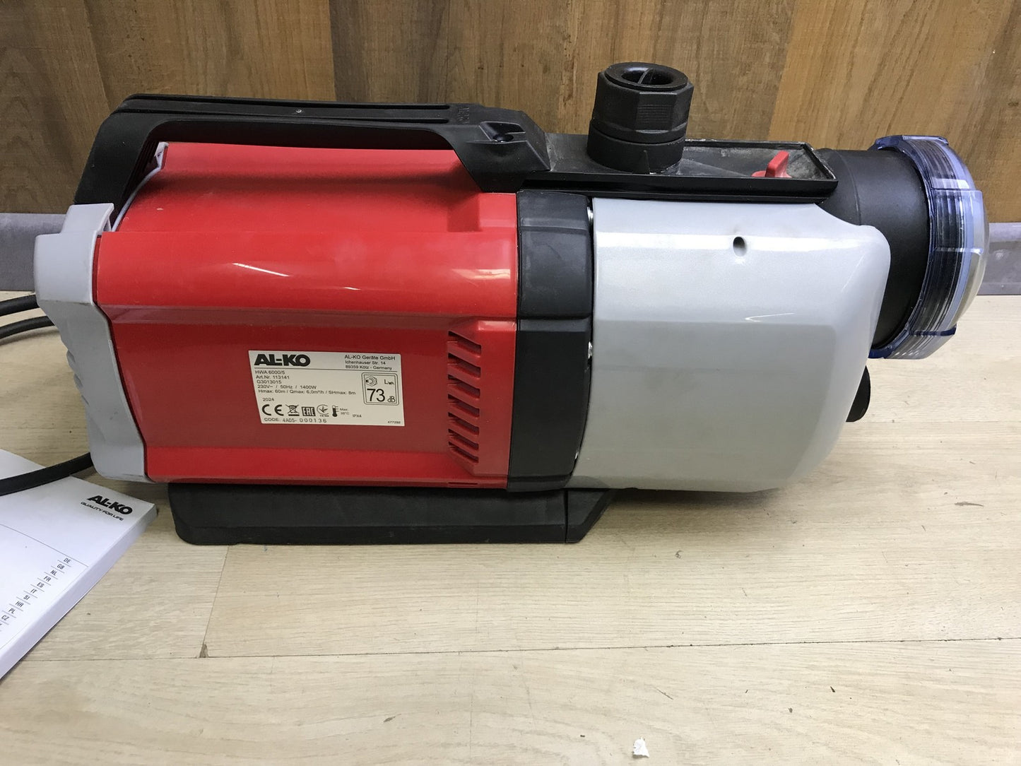 AL-KO domestic water pump HWA 6000/5 (113141), 1400 W, 6000 l/h, I33067