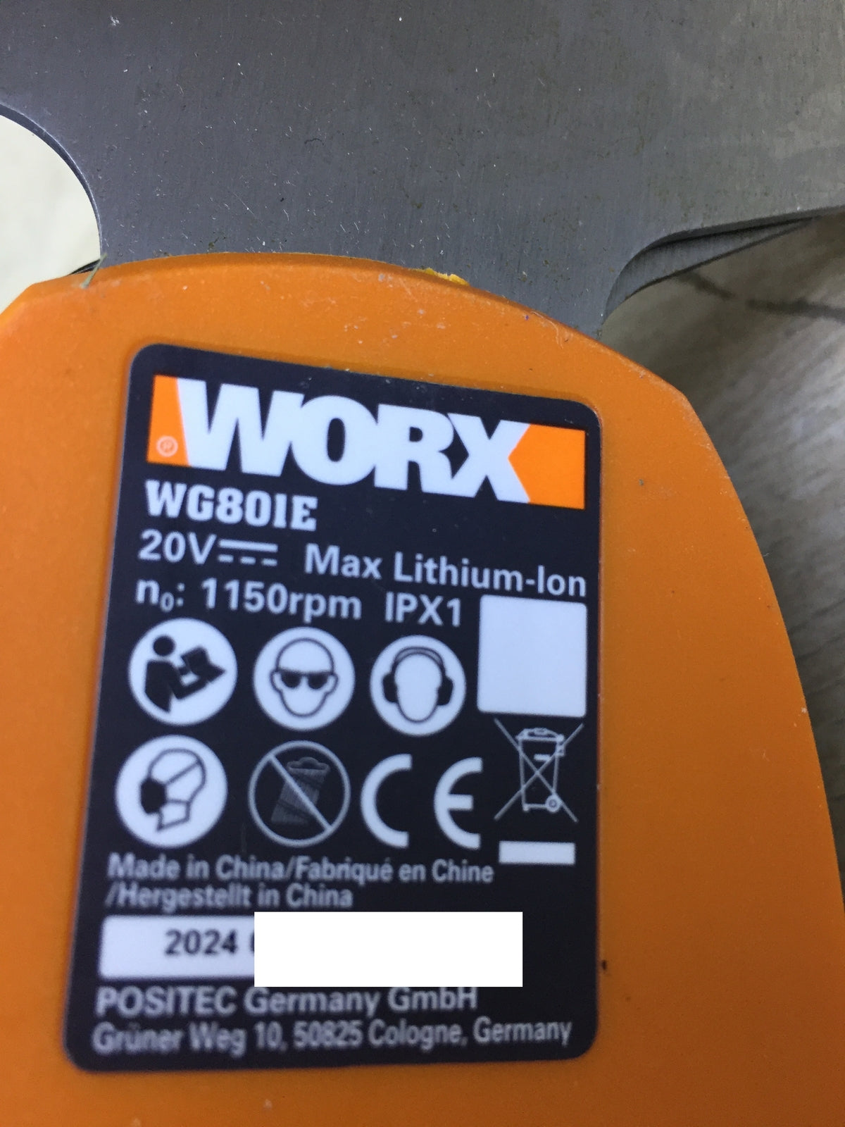 WORX 20V Grass and Shrub Shears WG801E SOLO, I31902