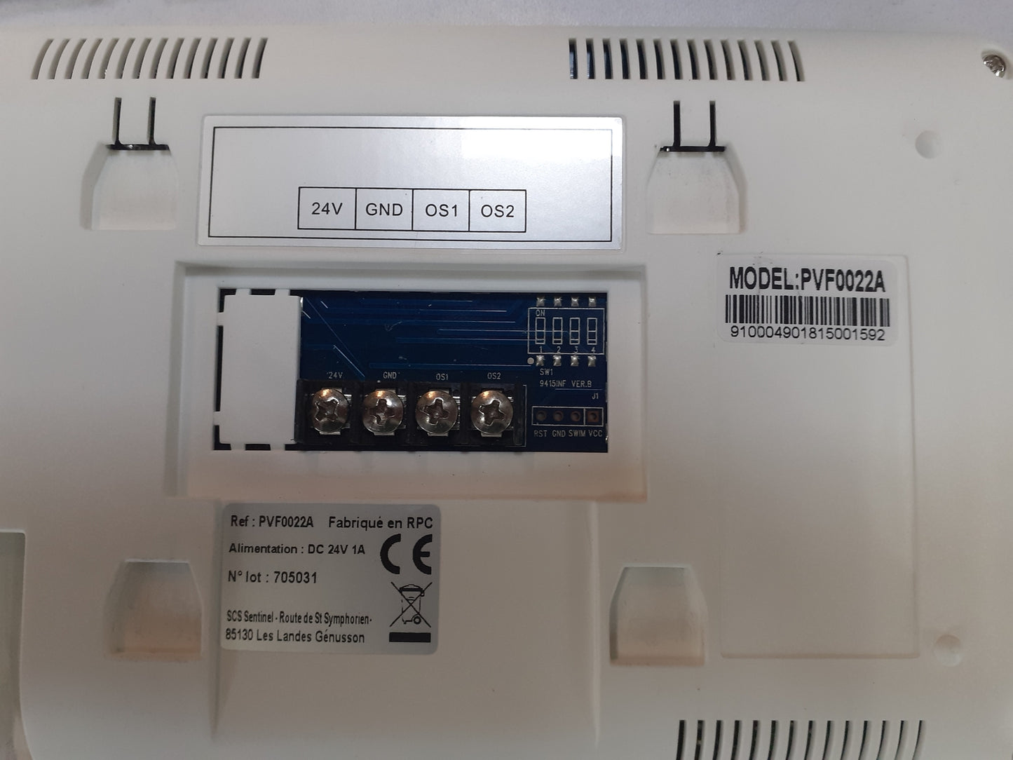 SCS Sentinel visiodoor 7 + Video Türsprechanlage Kabelgebunden, V10206