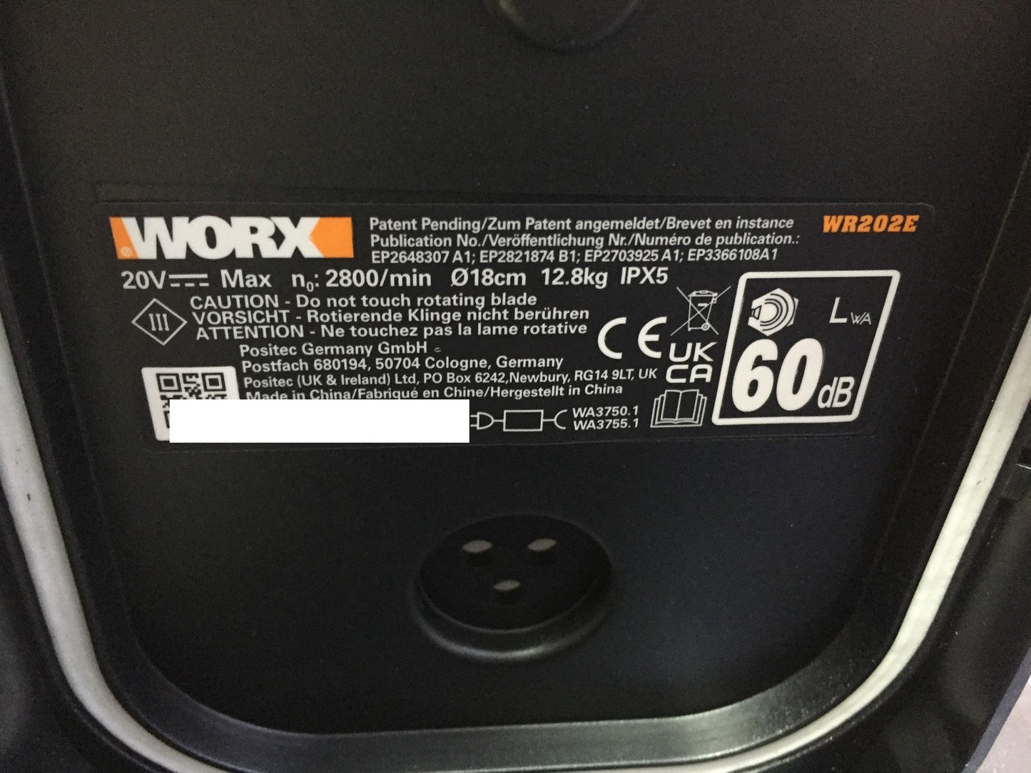 WORX Landroid Vision S250 robotic lawnmower WR202E for gardens up to 250m², I33171