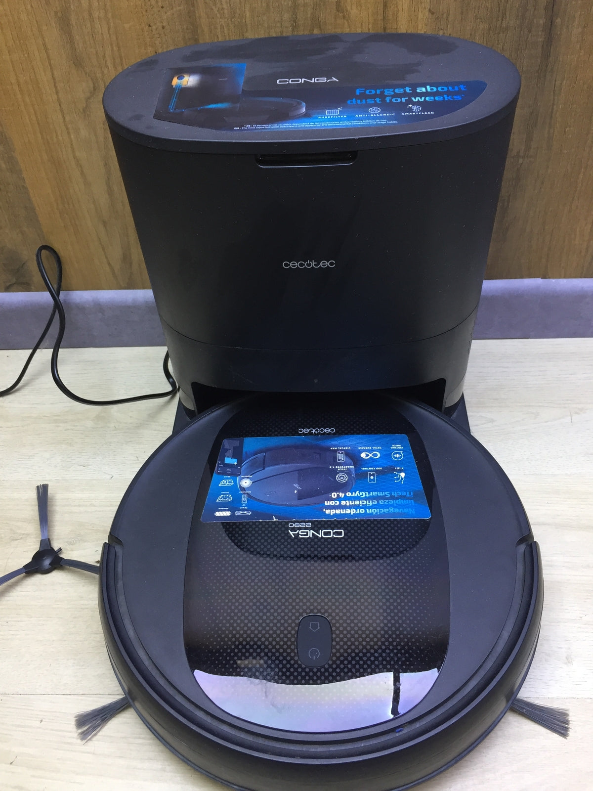 Cecotec Conga 2290 Ultra Saugroboter mit Wischfunktion (05661), I29609
