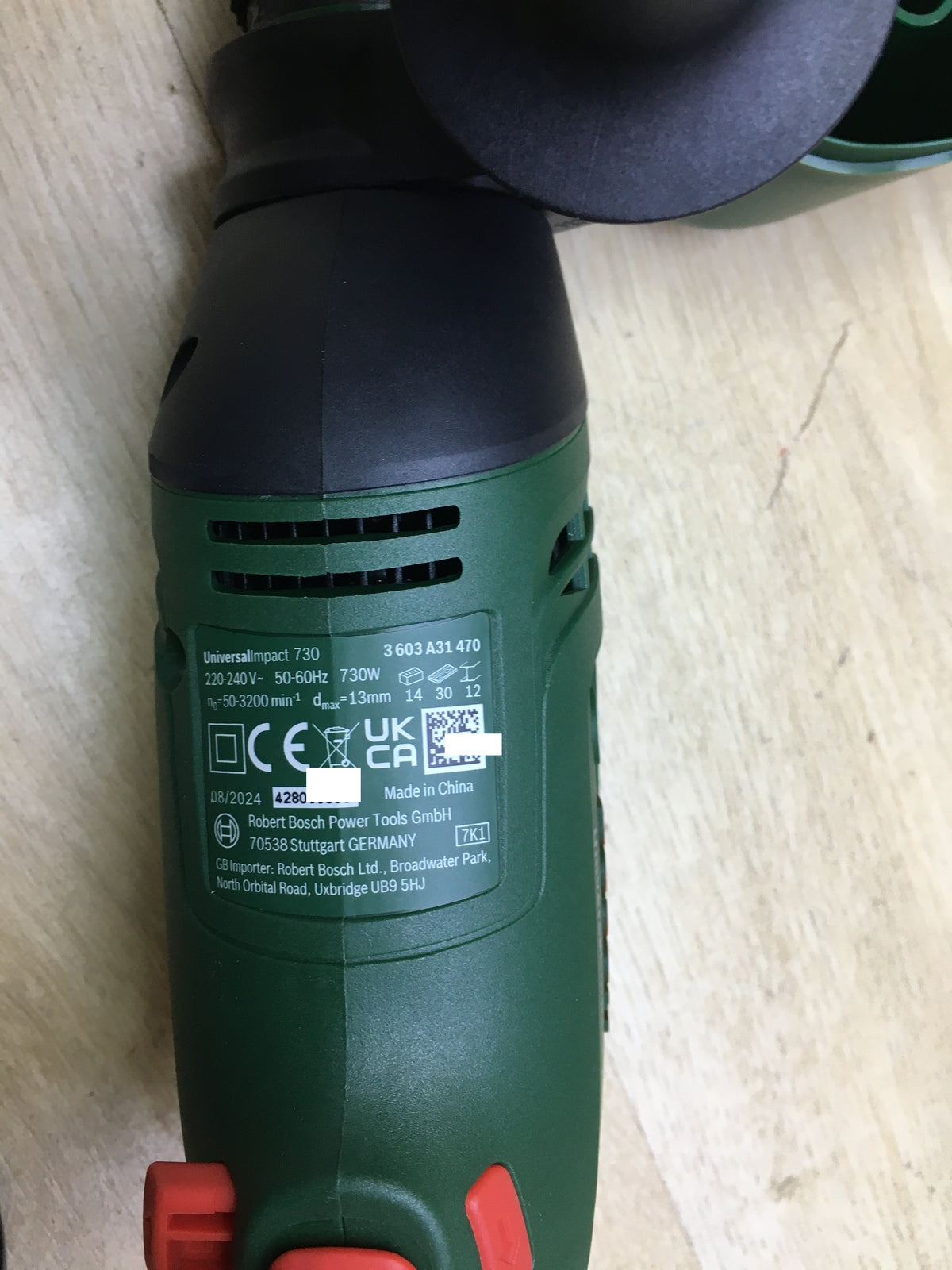 BOSCH UniversalImpact 730 Electric Drill 0603313470, I30374