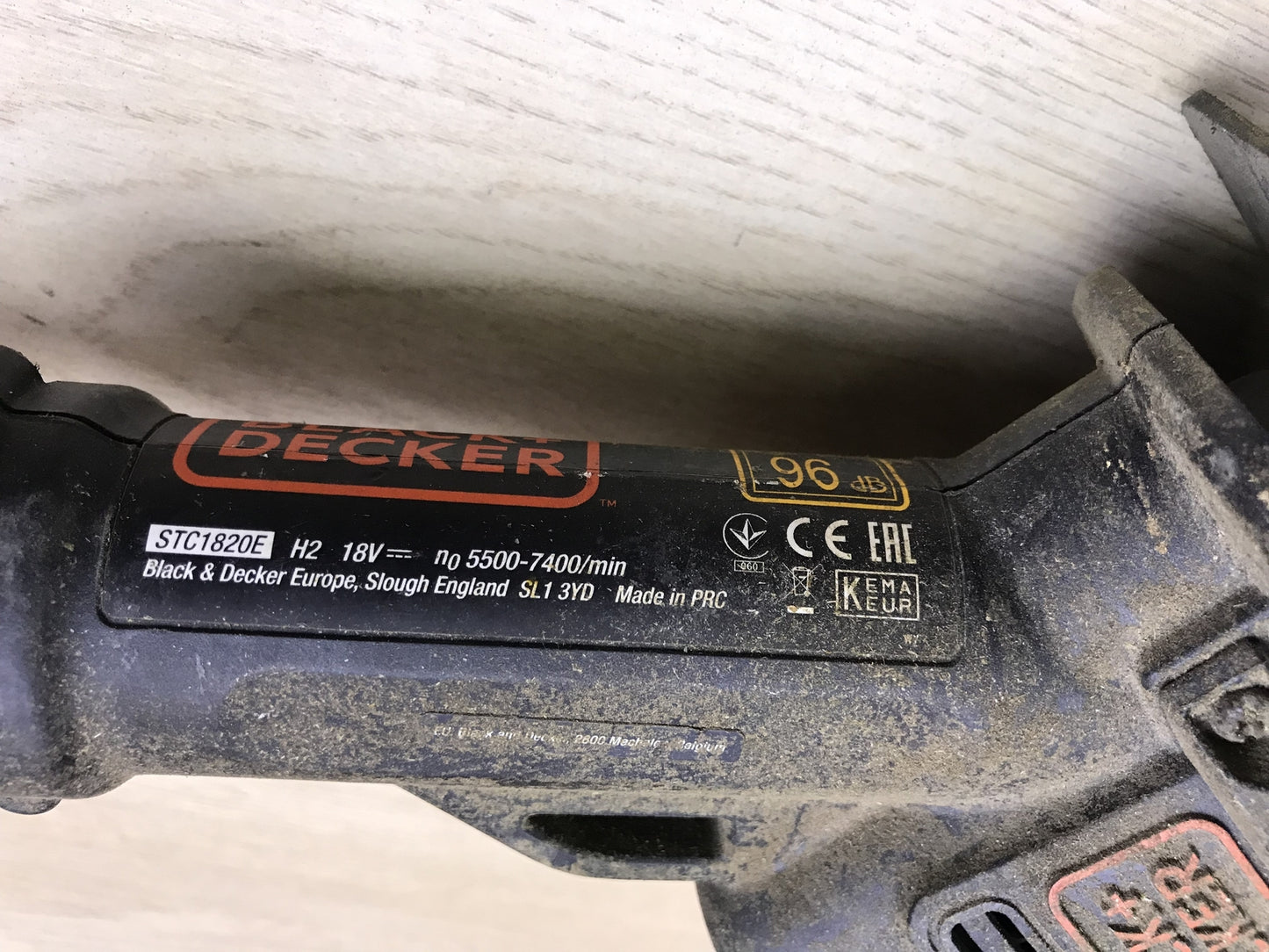 Black&Decker STC1820E cordless grass trimmer SOLO, I28519