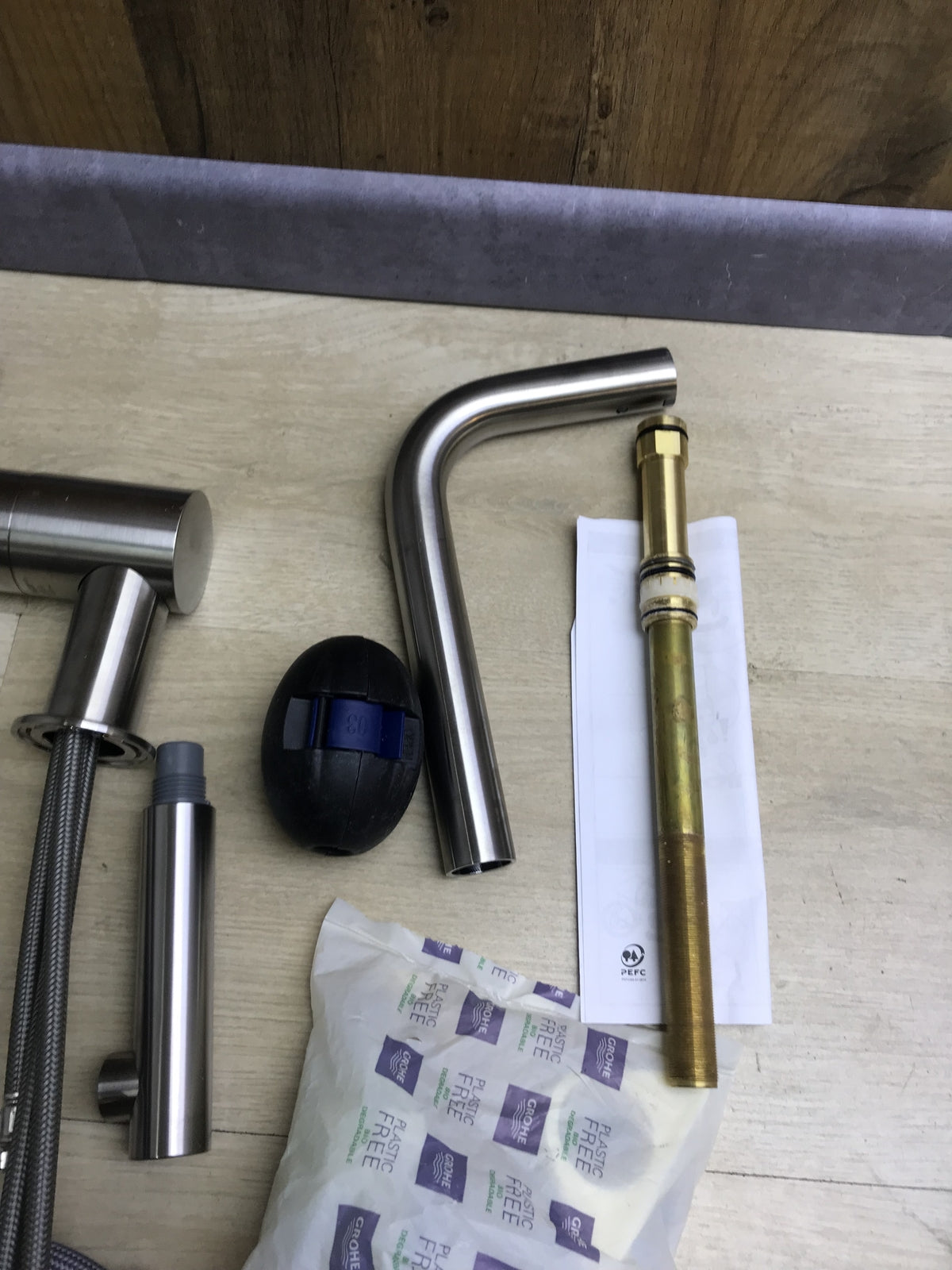 Grohe Minta L-spout single-lever sink mixer 32168DC0, faucet, I30407