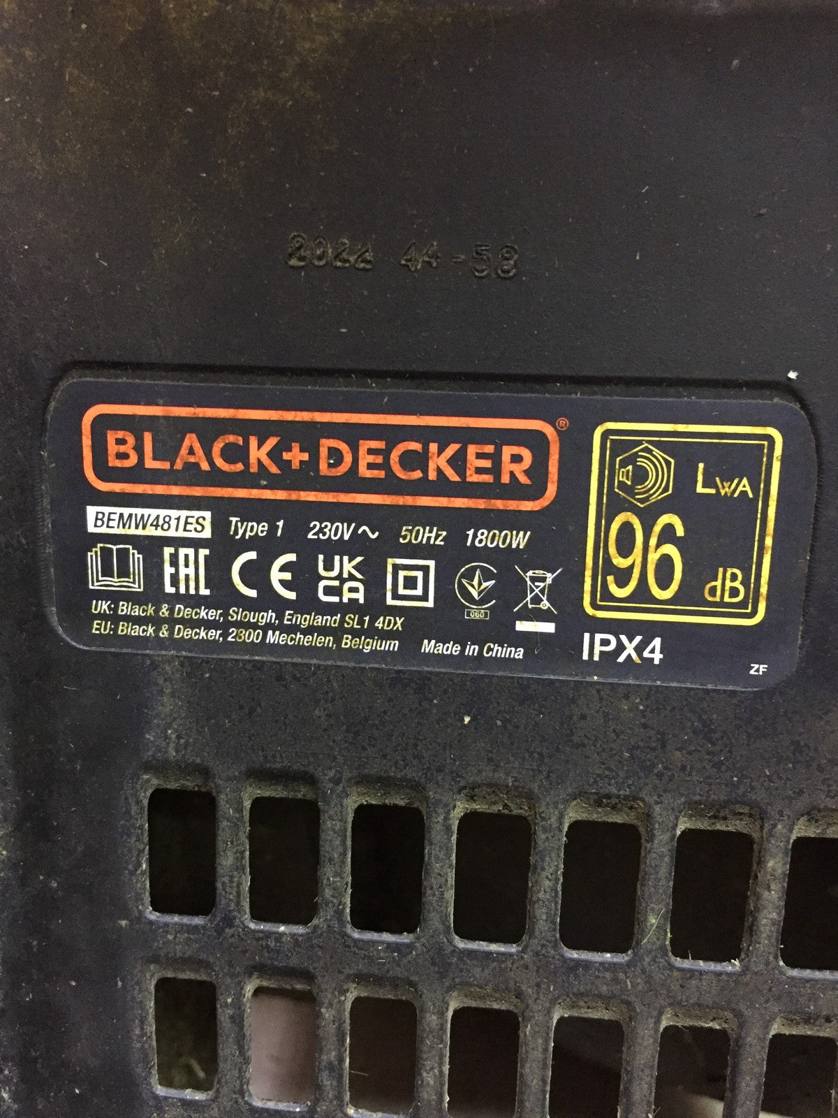 Black&Decker BEMW481ES Elektro-Rasenmäher 1800W Arbeitsbreite 42cm, I34237