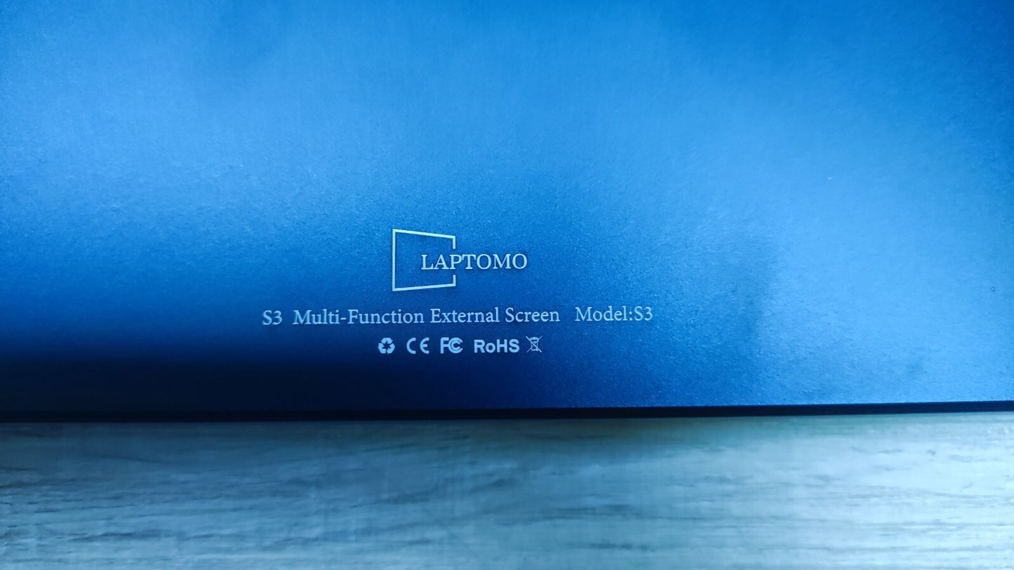 Laptomo S3 Portable Monitor Extension for Laptop 14" FHD 1920x1080 HDMI USB-C