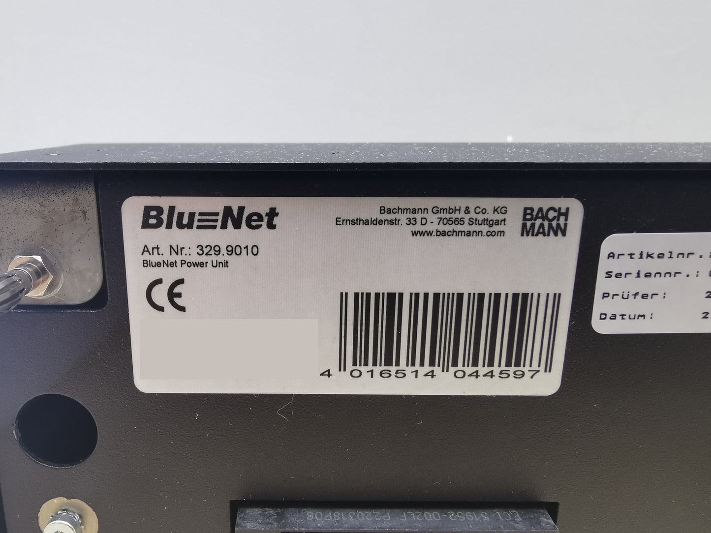 Bachmann BlueNet Power Unit Base 2HE System 329.9010 D12871