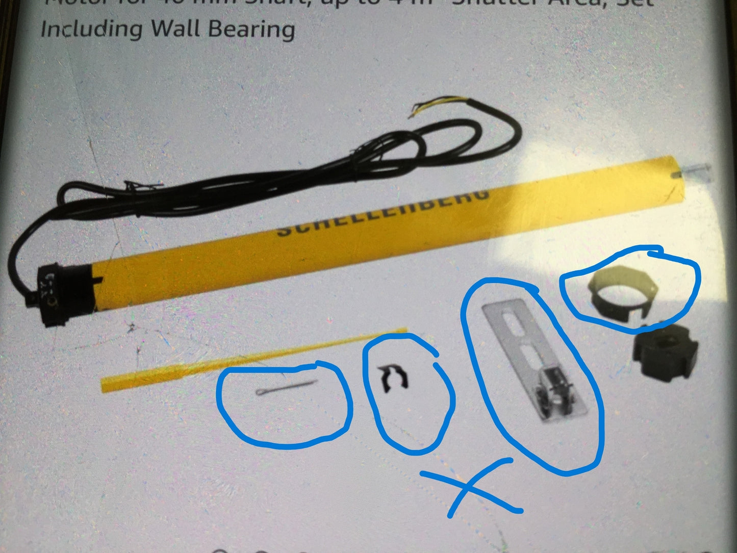 Schellenberg 20106 Rohrmotor 35 Standard 6 Nm, I31866